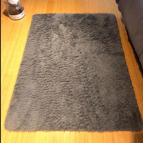 Grey Shag Rug - Picture 4 of 6